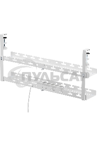Кабель-канал Cactus CS-CM-700-2WT для столов 72.8x13.5x34.2см белый