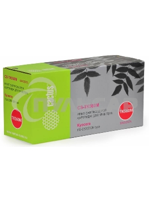 Картридж лазерный Cactus CS-TK560M пурпурный (10000 стр.) для Kyocera FS-C5300 DN type