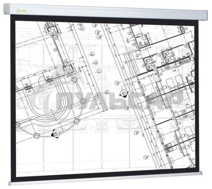 Экран Cactus 104.6x186см Wallscreen CS-PSW-104x186 16:9 настенно-потолочный рулонный белый