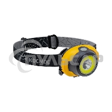 Фонарь налобный Космос 3Вт COB LED 3 режима работы питание 3хAAA