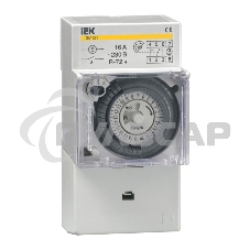 Таймер ТЭМ181 аналоговый 16А 230В на DIN-рейку ИЭК