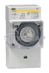 Таймер ТЭМ181 аналоговый 16А 230В на DIN-рейку ИЭК