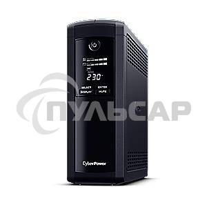 Источник бесперебойного питания UPS CyberPower VP1600ELCD Line-Interactive 1600VA/960W USB/RS-232/RJ11/45 (4 + 1 EURO)