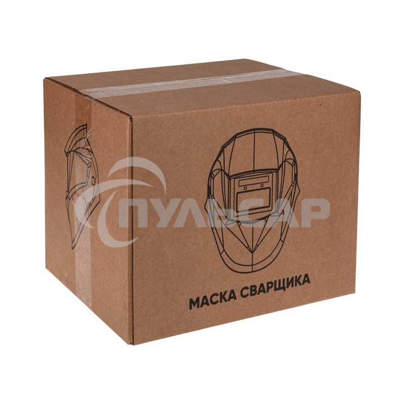 Маска сварщика с черным минеральным стеклом DIN 9 KRANZ 