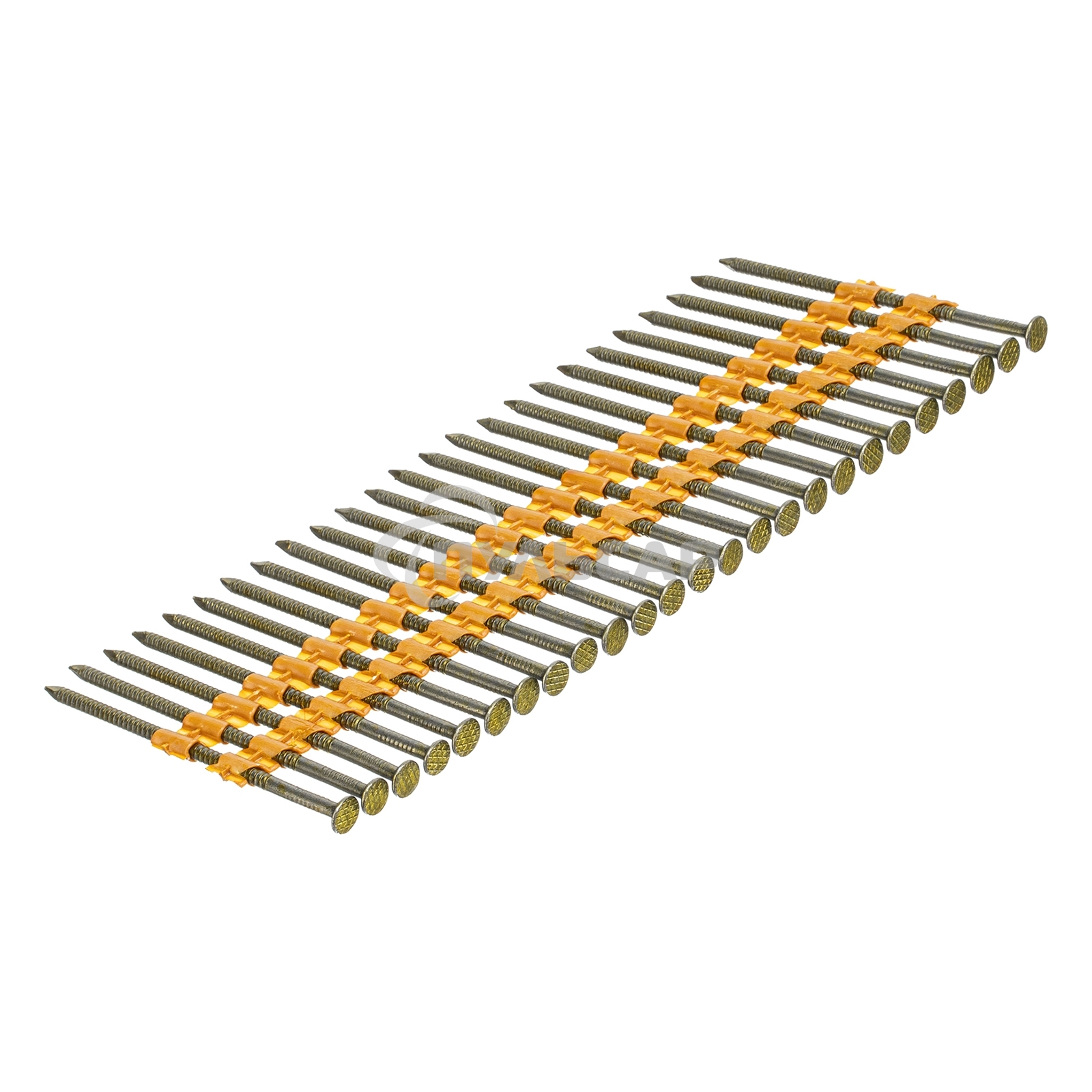 Гвозди для пнев. нейлера (крашен.), длина - 75 мм, диам. - 3,05 мм, 2000 шт. Denzel