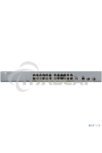 Коммутатор Zyxel GS1350-26HP, 24xGE PoE+, 2xCombo (SFP/RJ-45), бюджет PoE 375 Вт, дальность передачи питания до 250 м, автоперезагрузка PoE-портов, повышенная защита от перенапряжений и электростатических разряд