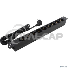 Блок розеток горизонтальный ExeGate ServerPro PDU-19H905 Al-9S-EU3, 19
