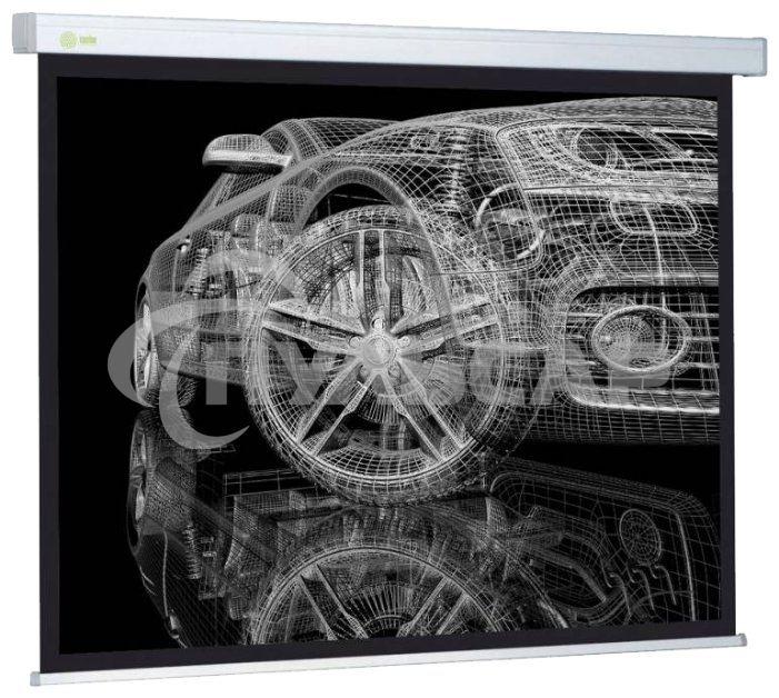 Экран Cactus 213x213см Wallscreen CS-PSW-213x213 1:1 настенно-потолочный рулонный белый