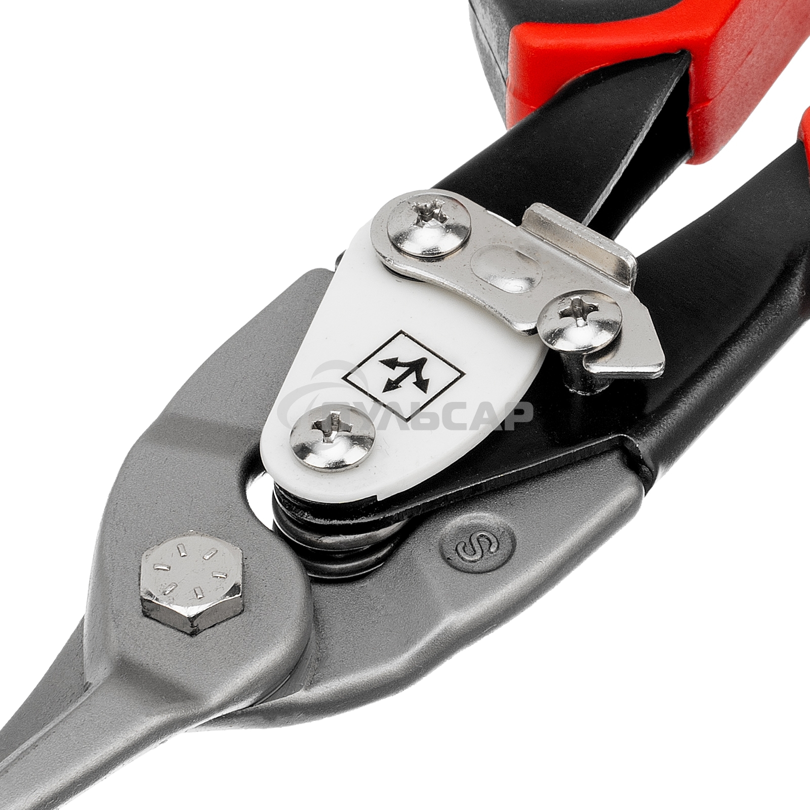 Ножницы Matrix по металлу, 250 мм, прямой рез,сталь CRMO,двухкомпонентные рукоятки, PRO