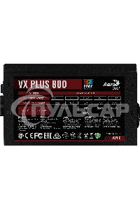 Блок питания Aerocool / Formula VX PLUS 800 RGb, 800Вт, 120мм, черный