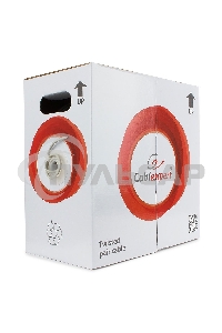 Кабель FTP Cablexpert FPC-5004E-SO кат.5e медь однож. экран, 305м pullbox, серый