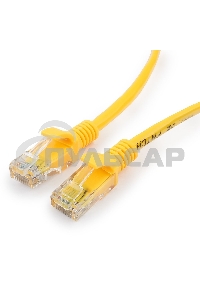Патч-корд UTP Cablexpert кат.5e, 1м, литой, многожильный (желтый)