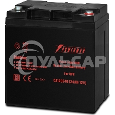 Батарея Powerman Battery CA12240, напряжение 12В, емкость 24Ач, макс. ток разряда 360А, макс. ток заряда 7.2А, свинцово-кислотная типа AGM, тип клемм M1, Д/Ш/В 166/126/174, 8.4 кг. Battery POWERMAN Battery CA12240, voltage 12V, capacity 24Ah, max. dischar Батарея Powerman Battery CA12240, напряжение 12В, емкость 24Ач, макс. ток разряда 360А, макс. ток заряда 7.2А, свинцово-кислотная типа AGM, тип клемм M1, Д/Ш/В 166/126/174, 8.4 кг. Battery POWERMAN Battery CA12240, voltage 12V, capacity 24Ah, max. dischar