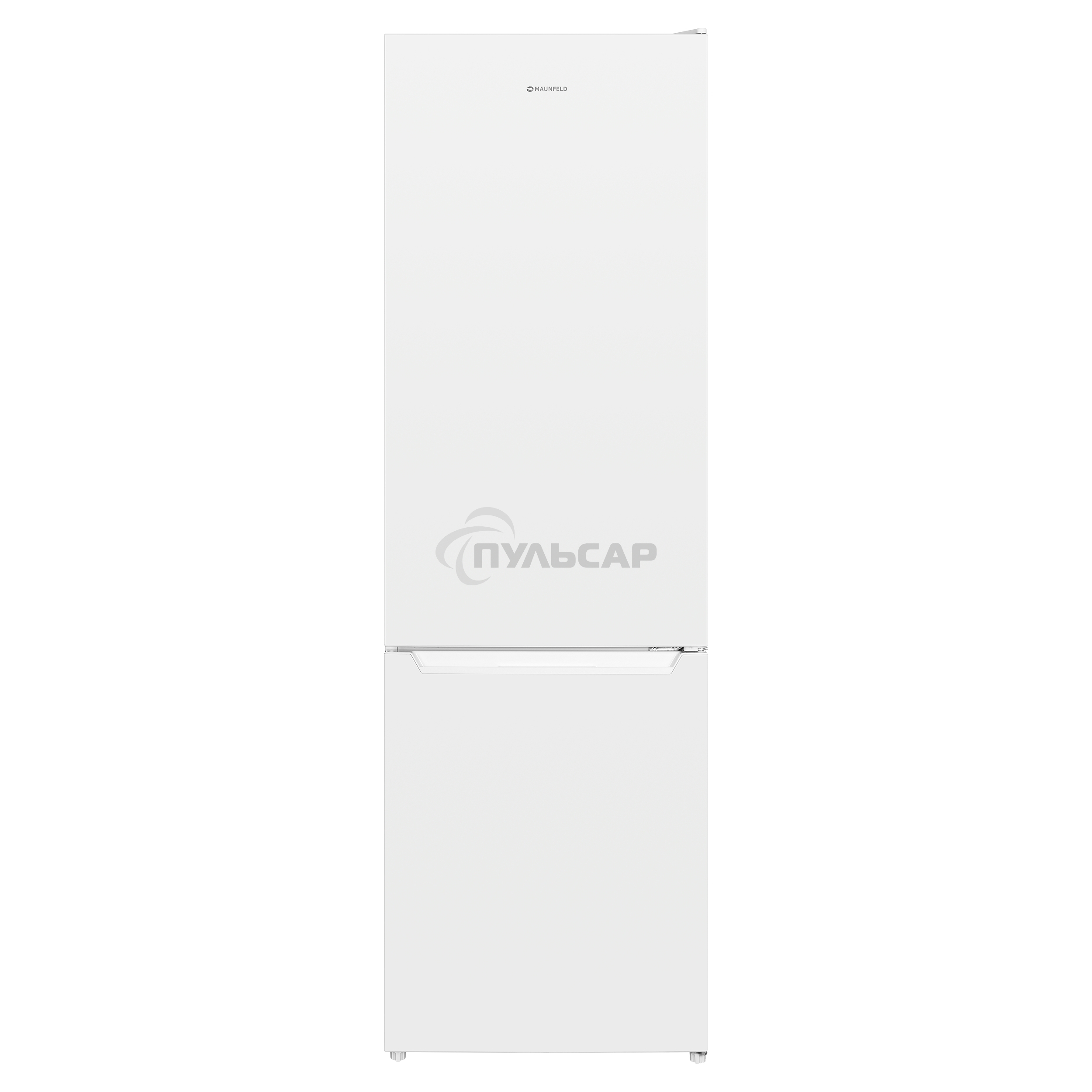Холодильник Maunfeld MFF176SFW белый двухкамерный 187/75л морозилка снизу, ручная разморозка