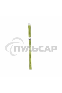 Термоусаживаемая трубка Rexant 2,0/1,0 мм, желто-зеленая, упаковка 50 шт. по 1 м