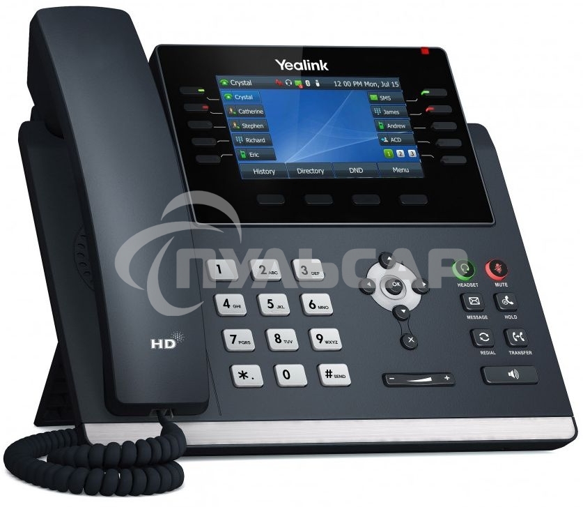 Телефон VOIP 16LINE SIP-T46U YEALINK
