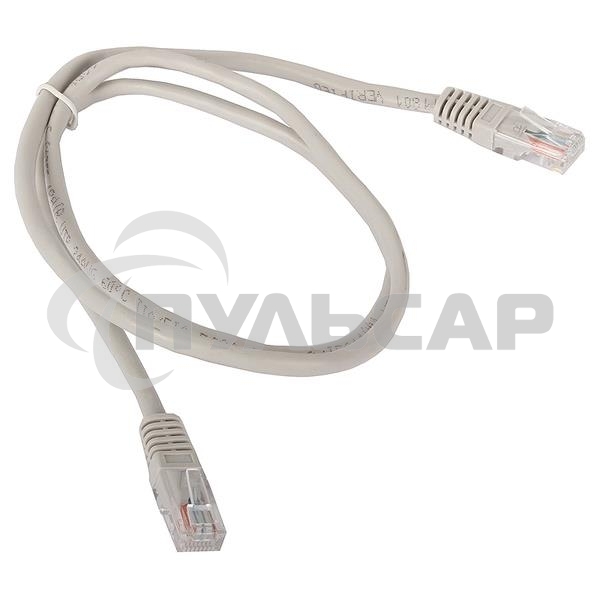 Коммутационный шнур Патч-корд литой Aopen/Qust ANP511 3M UTP кат.5е 3м серый