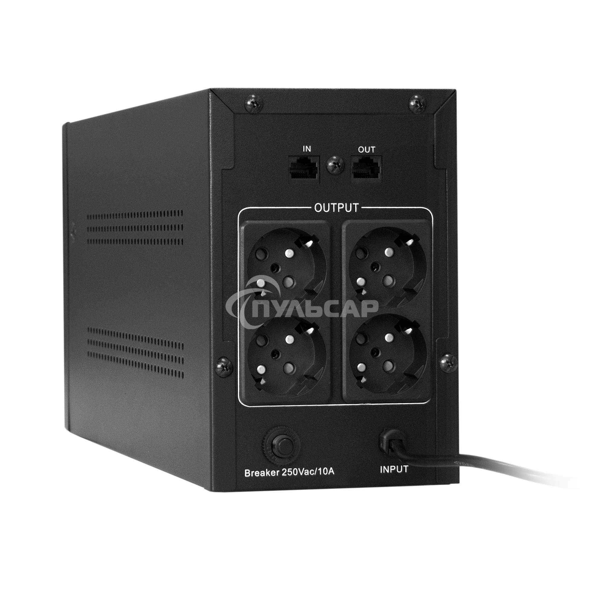 Источник бесперебойного питания ExeGate SpecialPro Smart LLB-1000.LCD.AVR.EURO.RJ 1000VA/650W, LCD, AVR, 4 евророзетки, RJ45/11, черный