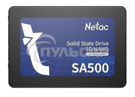 Накопитель SSD Netac SA500, 1024Gb, SATA III, 2.5