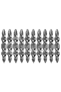 Набор бит Denzel двухстор., PH2-PH1х45 мм, сталь S2, 10 шт.
