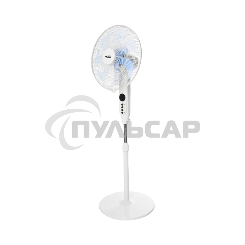 Вентилятор напольный DUX 7 лопастей, д/у управление, 50Вт белый 60-0221