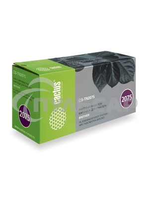 Картридж лазерный Cactus CS-TN2075 черный (2500 стр.) для Brother DCP-7010/7010R/7020/7025/7025R/FAX-2820/2825/2825R/2920/2920R/HL-2030/2030R/2040/2040R/2070N/2070/2070NR/MFC-7225/7225N/7420/7420R/7820/7820N/7820NR/7820R