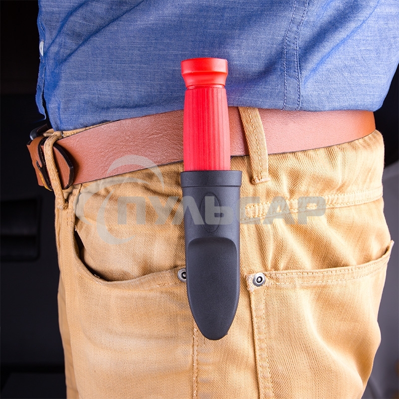 Нож монтажника, нержавеющая сталь, двухсторонняя заточка, лезвие 33 мм Rexant