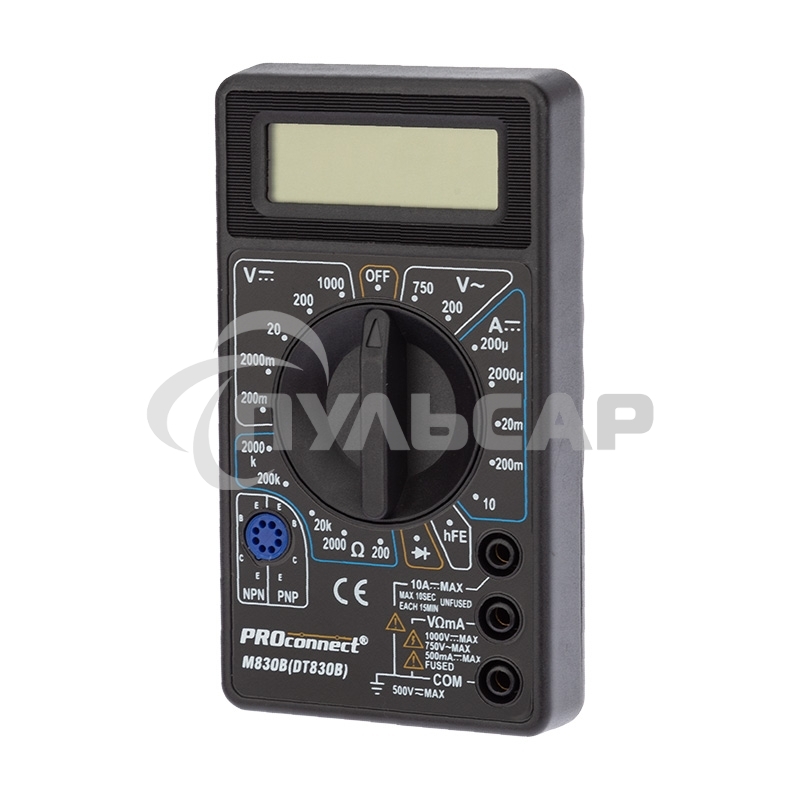 Портативный мультиметр M830B (DT830B) PROconnect