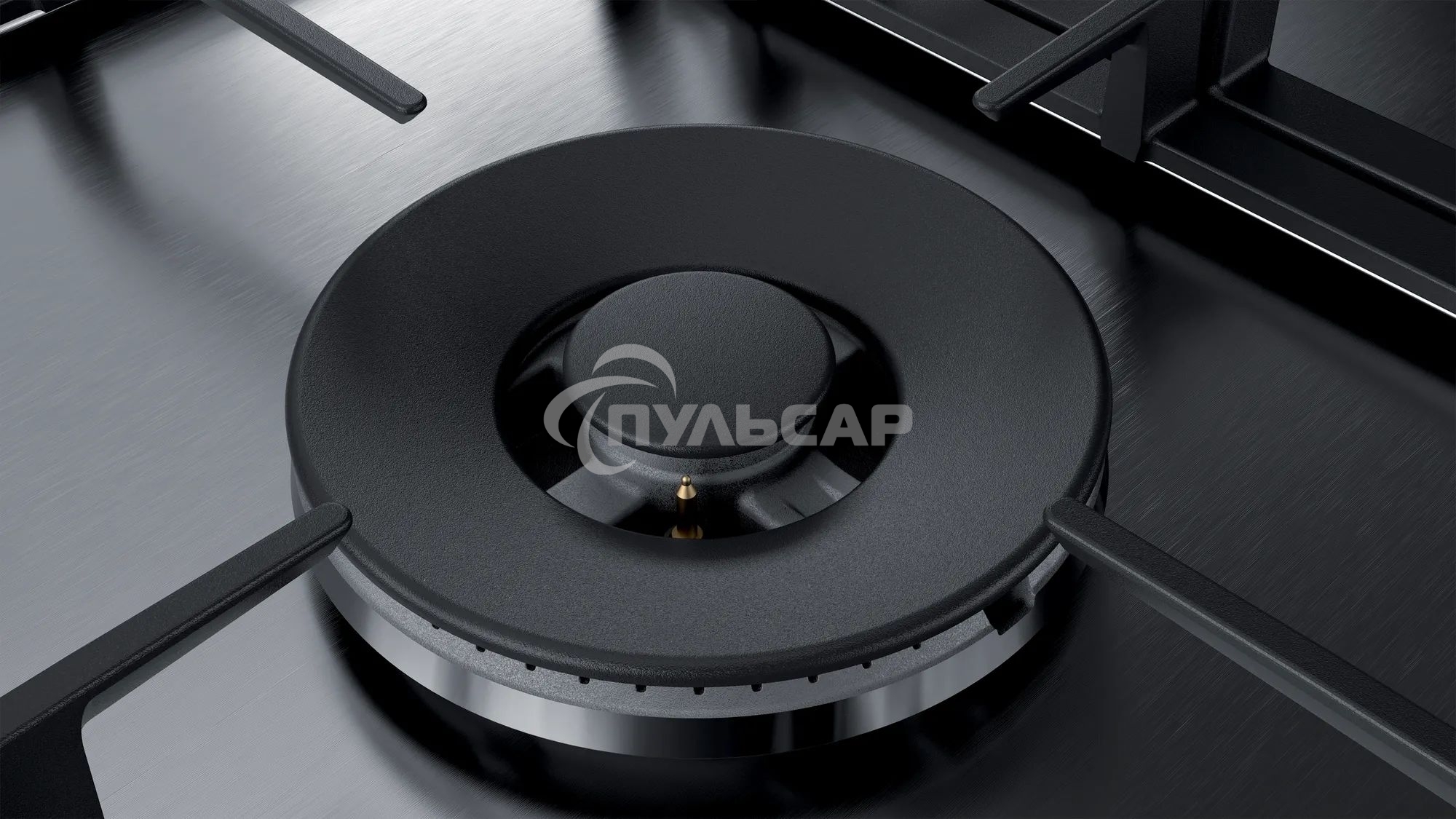 Газовая варочная панель Bosch PCR9A5B90M нержавеющая сталь