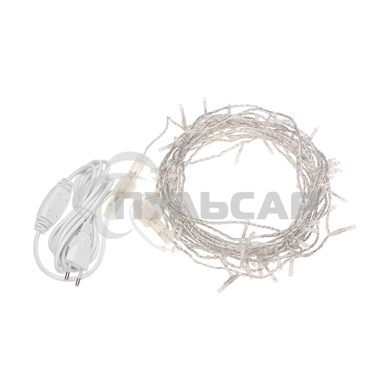 Гирлянда Neon-night Нить 10м, с эффектом мерцания, прозрачный провод, IP44, 230В, диоды БЕЛЫЕ, 75 LED