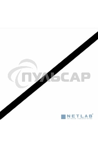 Трубка термоусадочная 3.0/1.5 1м черный Rexant 20-3006