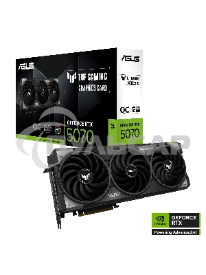 Видеокарта ASUS TUF-RTX 5070-O12G-GAMINGRTX 5070,HDMI*2,DP*3,12G,D7; 90YV0LZ0-M0NA00