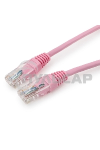 Патч-корд UTP Cablexpert кат.5e, 1м, литой, многожильный, розовый