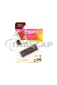 Флешка USB R/W Silicon Power R/W 64 Gb Blaze B20 SP064 Gb,UF3B20V1K USB 3.0 черный