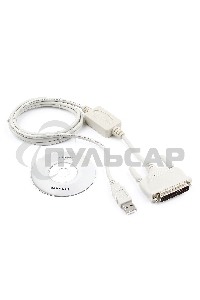 Переходник Gembird Переходник с USB DB25M/AM 1.8m UAS112 блистер