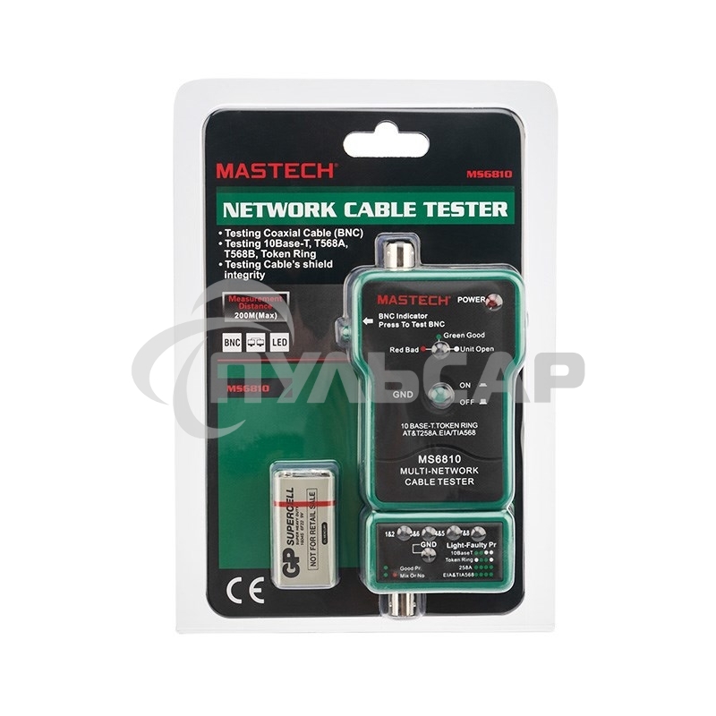 Тестер с генератором сигнала MS6810 MASTECH