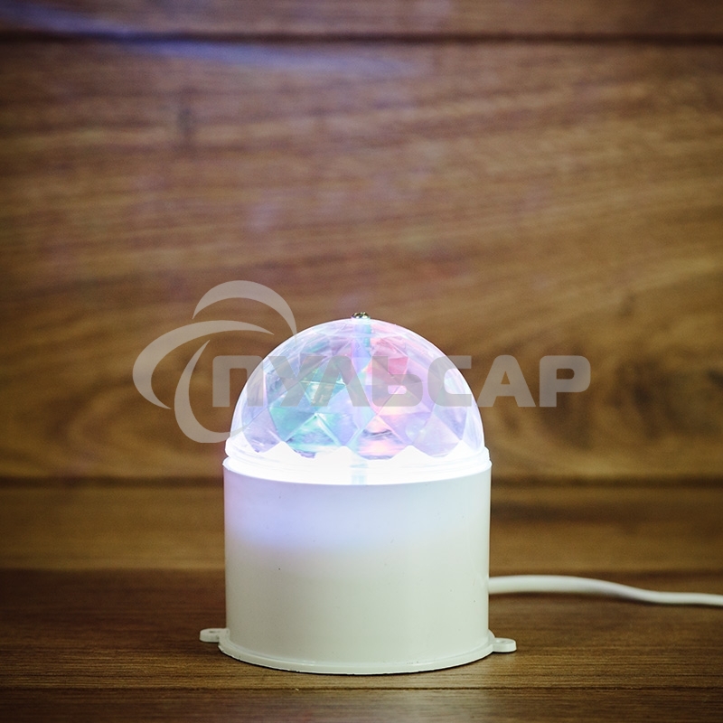 Диско-лампа Neon-night светодиодная в компактном корпусе, 230 В