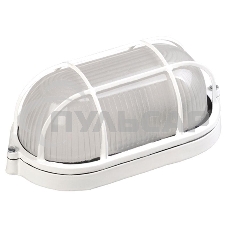 Светильник Iek LNPP0-1402-1-060-K01НПП1402 белый/овал с реш.60Вт IP54ИЭК