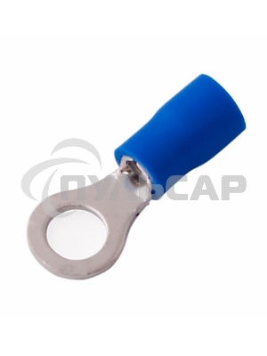Наконечник кольцевой изолированный ø 6.5 мм 1.5-2.5 мм² (НКи 2.5-6/НКи2-6) синий Rexant