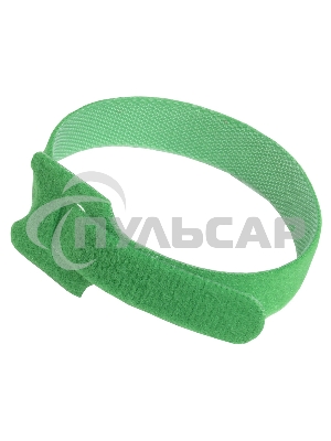 Хомут-липучка ITK HKVG-W14-L135 135x14мм (упак:100шт) полиамид внешний (-40/+80) зеленый