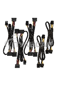 Блок питания ExeGate Gaming Standard 800PGS RTL (EX285974RUS), 800Вт, 140мм, модульный, черный