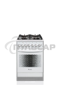 Плита комбинированная Gefest ПГЭ 5502-02 0042 белый, конфорок 4 газовых, духовка 55 л, 50 см x 85 см x 58.5 см