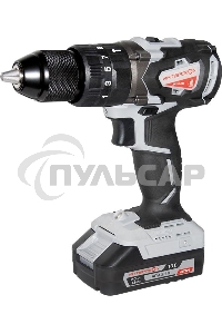 Дрель-шуруповерт ИНТЕРСКОЛ ДАУ-13/18В, Аккумуляторный, 18В, 2 АКБ, Ударный, Кейс