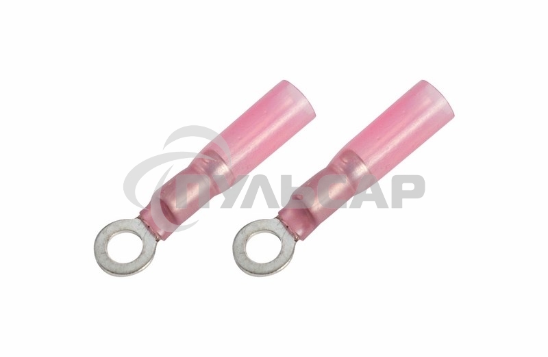 Наконечник кольцевой изолированный термоусаживаемый ø 4.3 мм 0.5-1.5 мм² (НКи-т 1.5-4/НКи-т1,25-4) красный Rexant