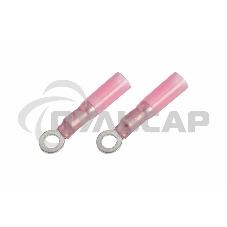 Наконечник кольцевой изолированный термоусаживаемый ø 4.3 мм 0.5-1.5 мм² (НКи-т 1.5-4/НКи-т1,25-4) красный Rexant