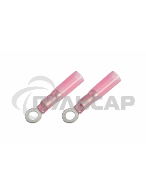 Наконечник кольцевой изолированный термоусаживаемый ø 4.3 мм 0.5-1.5 мм² (НКи-т 1.5-4/НКи-т1,25-4) красный Rexant