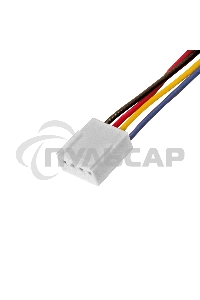 Вентилятор для корпуса ExeGate E12025H4P-PWM черный, 120 мм, 1500 об/мин, 24 дБ, 4 pin