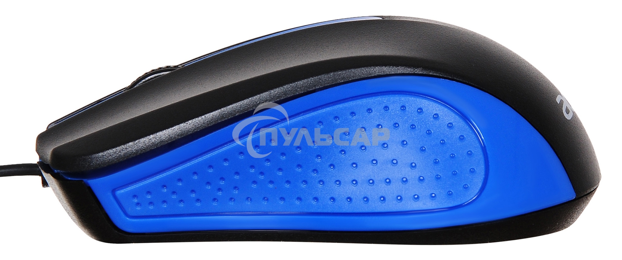 Мышь проводная Acer OMW011 черный/синий, 1200 dpi, USB, кнопки - 3