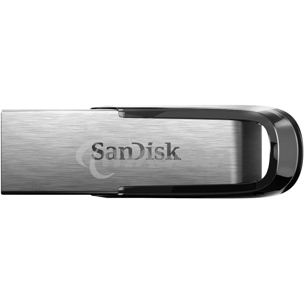 Флешка USB Sandisk 32 Gb Cruzer Ultra Flair SDCZ73-032G-G46 USB 3.0 серебристый/черный