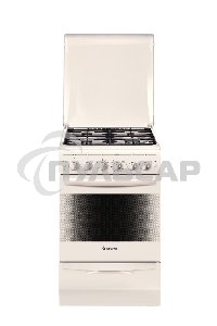 Плита газовая Gefest ПГ 5100-02 0167 бежевый, конфорок 4 шт, духовка 52 л, 50 см x 85 см x 58.5 см